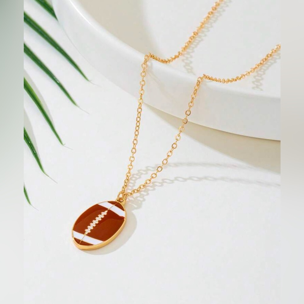 🌹Football Pendant Necklace‎